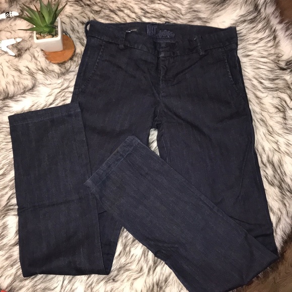 Kut from the Kloth UNIQUE Mid Rise Victoria Trouser Jean Boot Cut - Picture 2 of 5